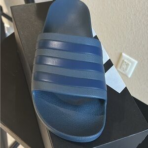 NIB Adidas Blue Slide Sandals 11M/12W